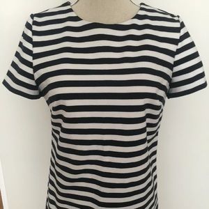 Michael Kors Striped Short Sleeve Top